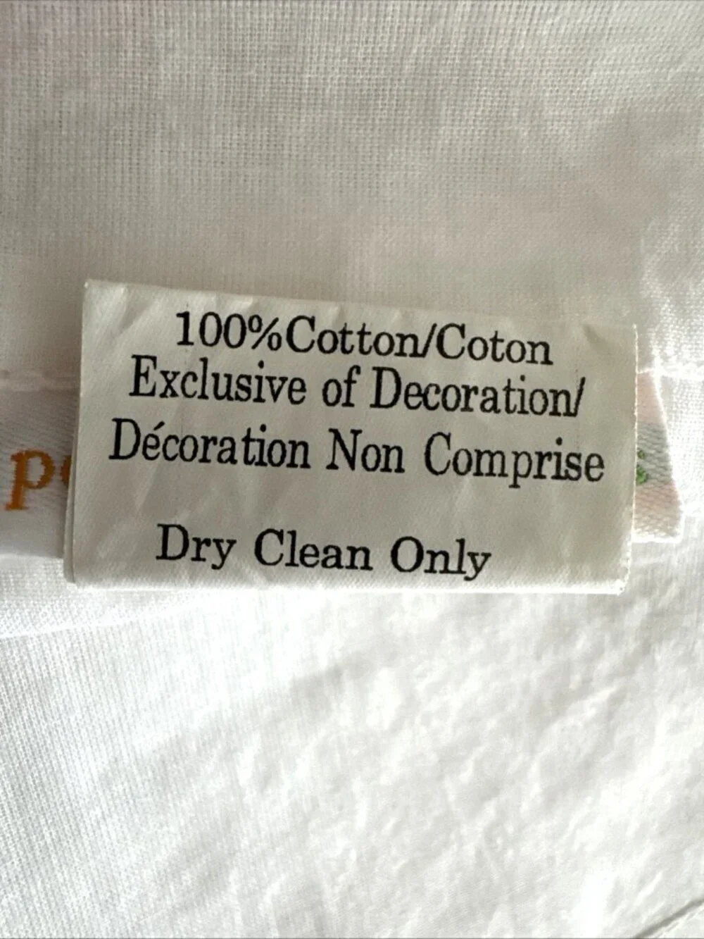 Pottery Barn Kids Sheer Tie Curtain Drape Panel White Pink Patchwork Floral 43